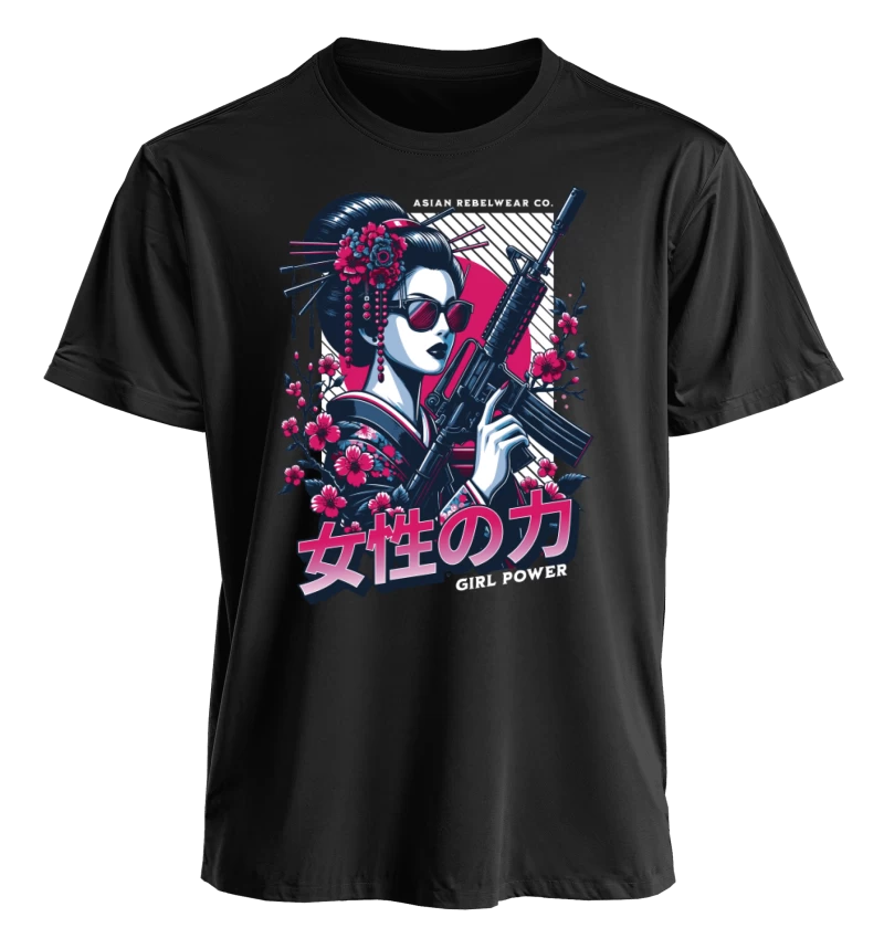 Polera Girl Power Asian Rebelwear