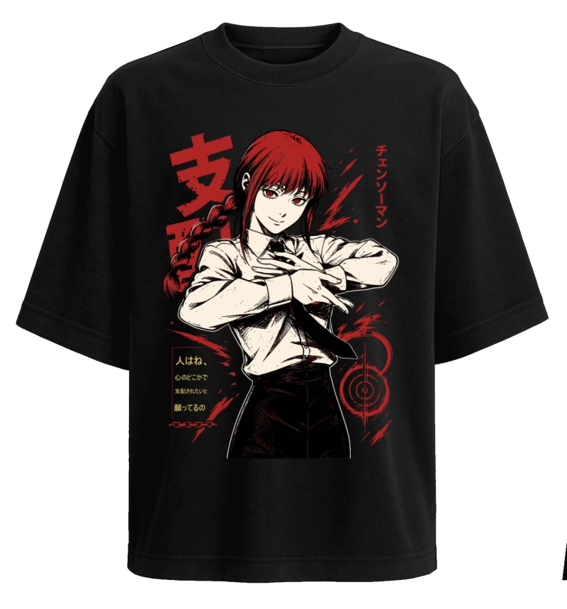 Polera Chainsaw Man Makima Control Devil