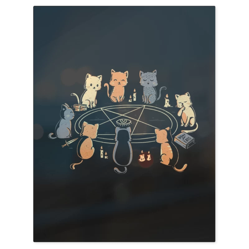 Ritual de Gatitos – Print Metálico