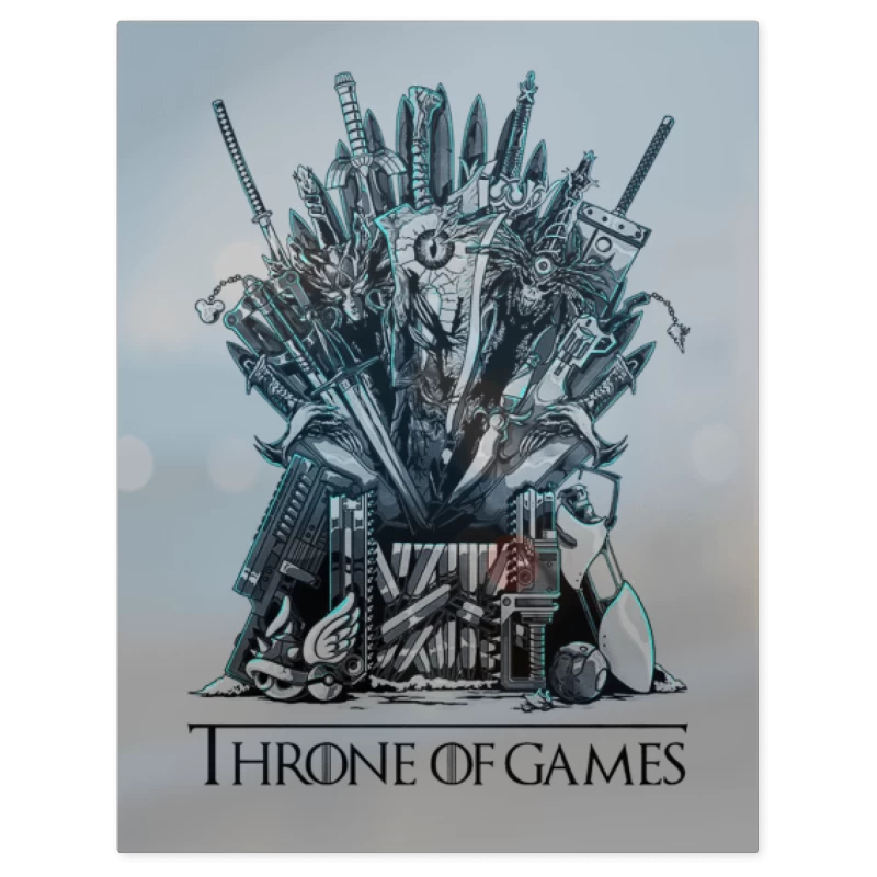 Thrones of Games – Print Metálico