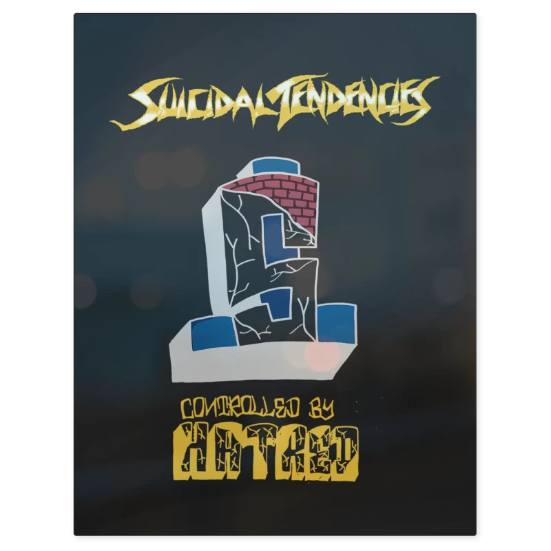 Suicidal Tendencies Controlled By Hatred – Print Metálico