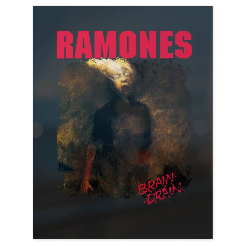 Ramones Brain Drain – Print Metálico