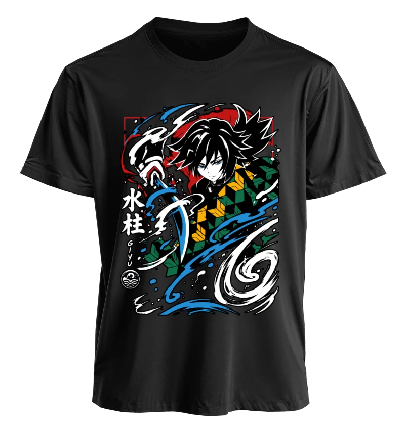 Polera Demon Slayer Tomioka Water Hashira