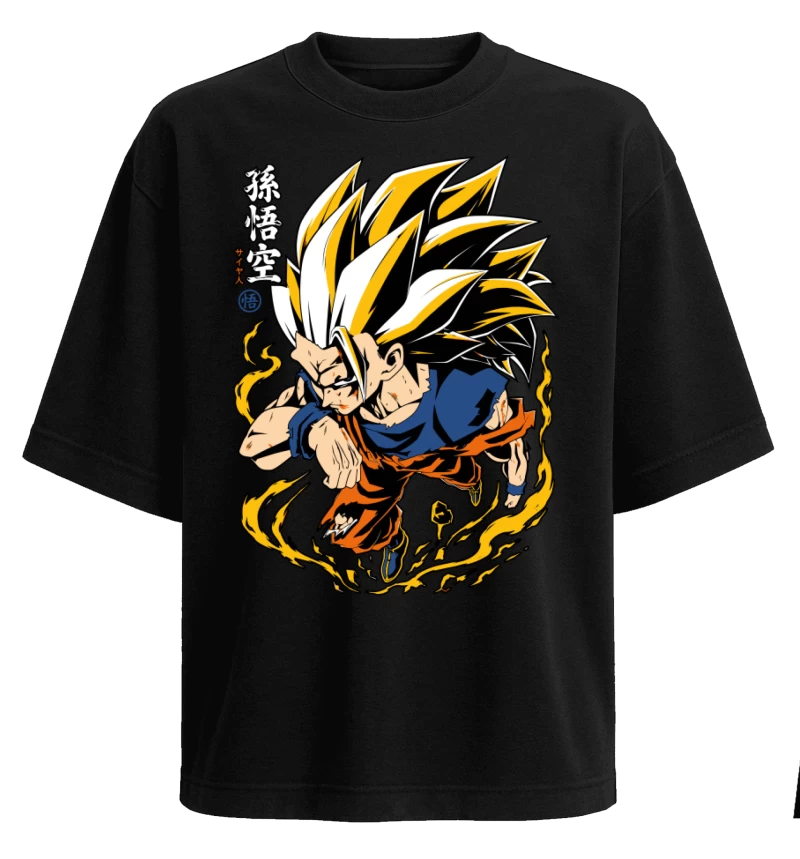 Polera Dragon Ball Z Goku SSJ3 Ascension