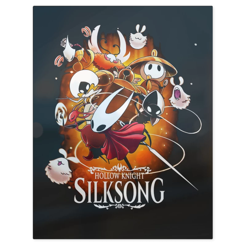 Hollow Knight Silksong – Print Metálico
