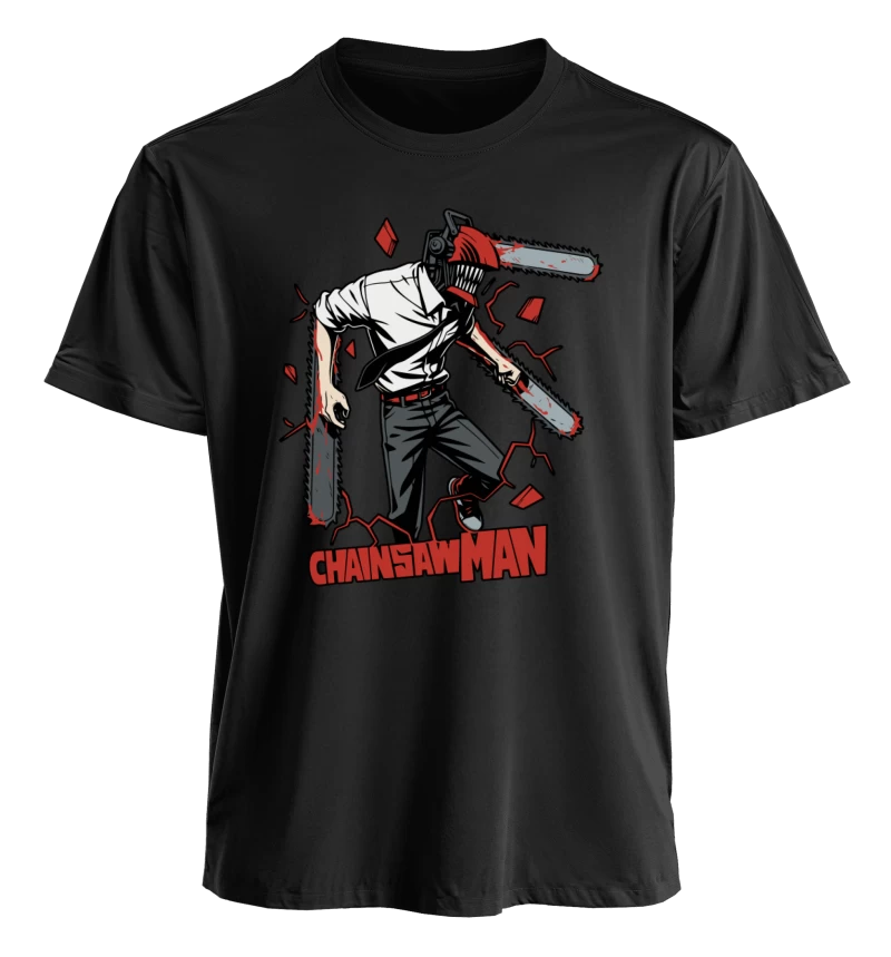 Polera Chainsaw Man Rage Burst