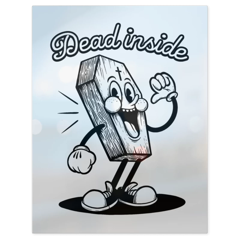 Dead Inside Casket – Print Metálico