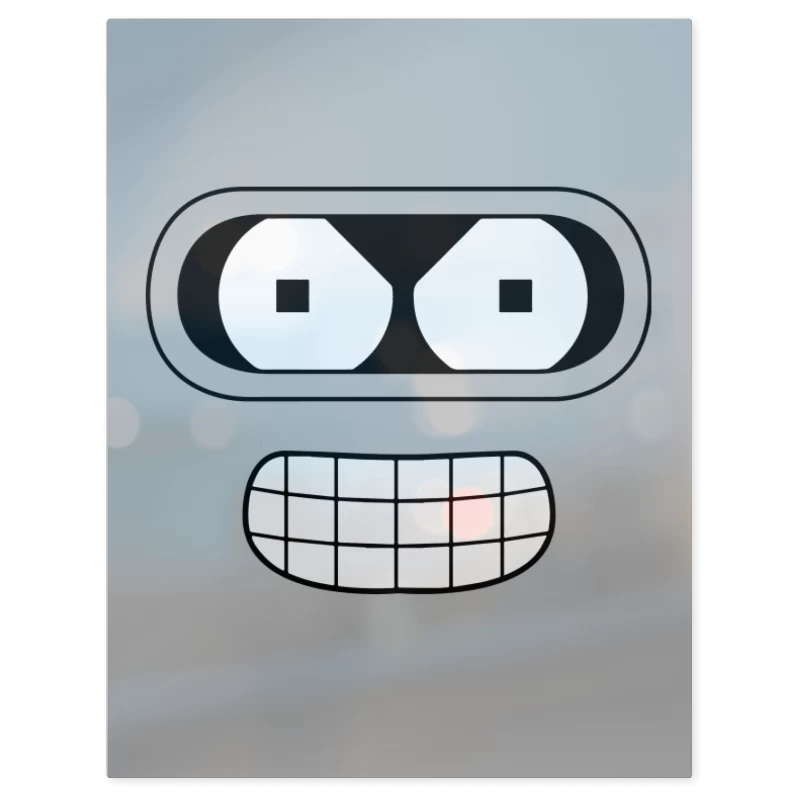 Bender Face – Print Metálico