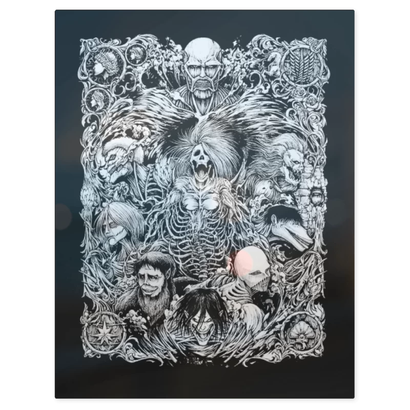 Titanes Brigidos – Print Metálico