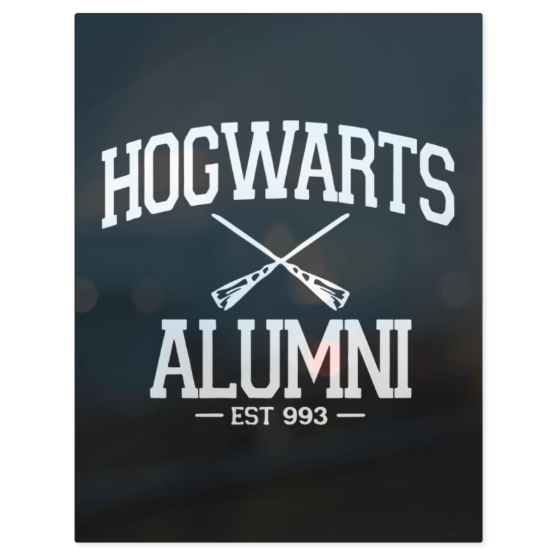Hogwarts Alumni – Print Metálico