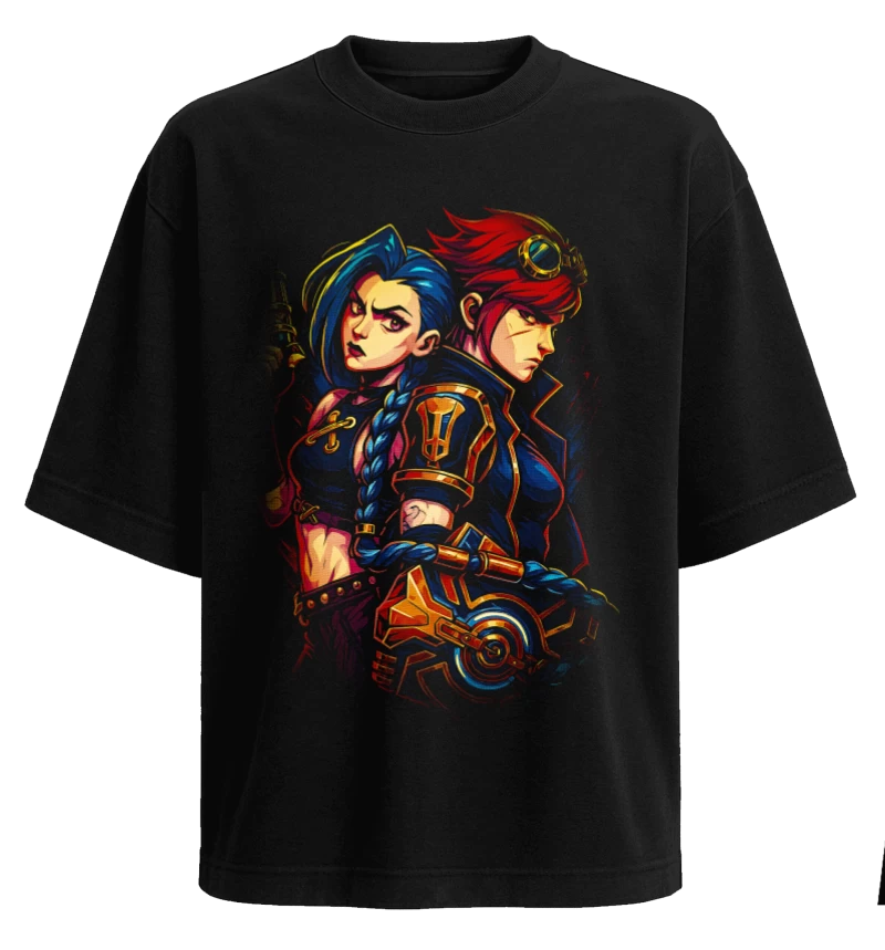 Polera League of Legends Jinx y Jayce