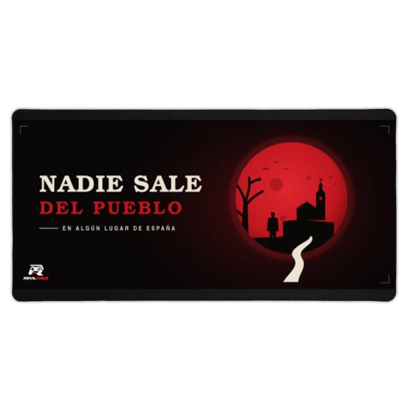 Mouse Pad Gamer Nadie Sale Del Pueblo