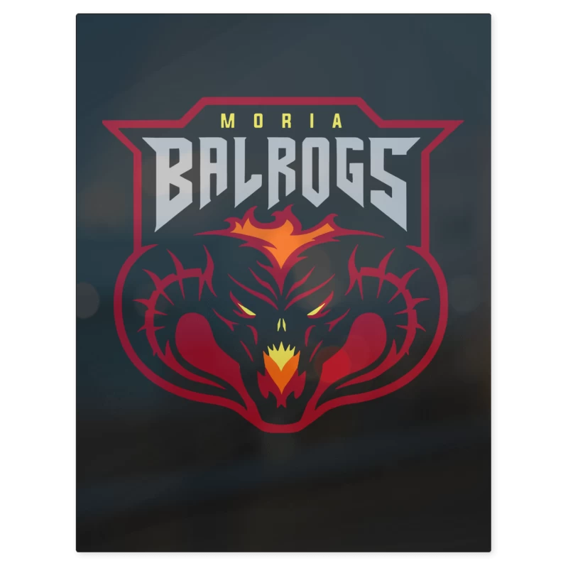Balrogs de Moria – Print Metálico