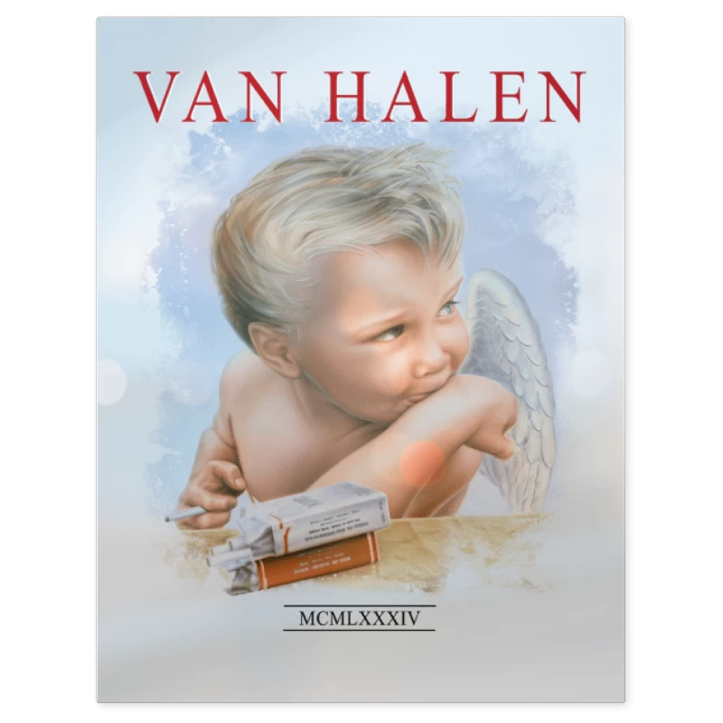 Van Halen 1984 B – Print Metálico