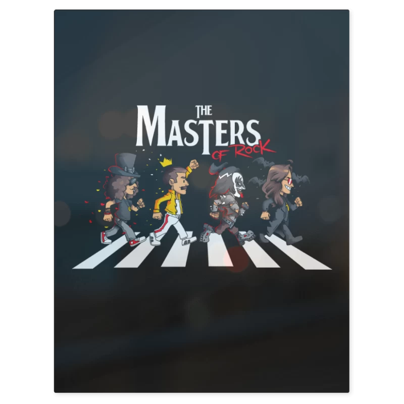 The Masters of Rock – Print Metálico