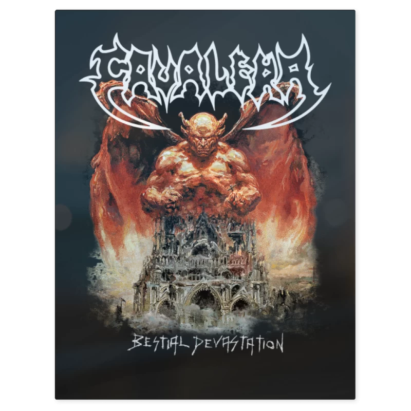Cavalera Bestial Devastation – Print Metálico