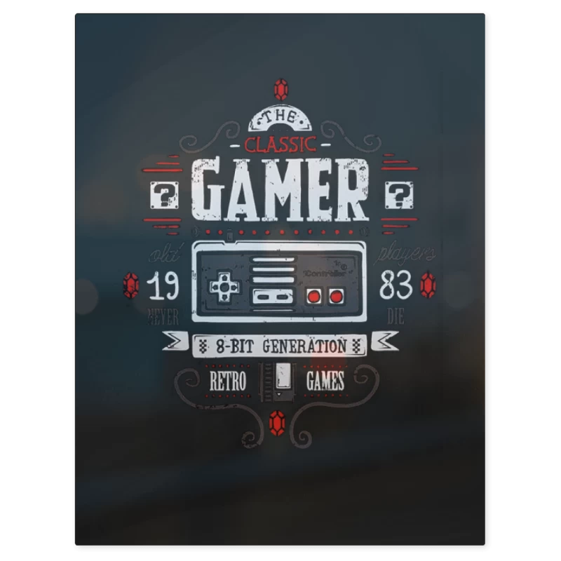 Classic Gamer – Print Metálico