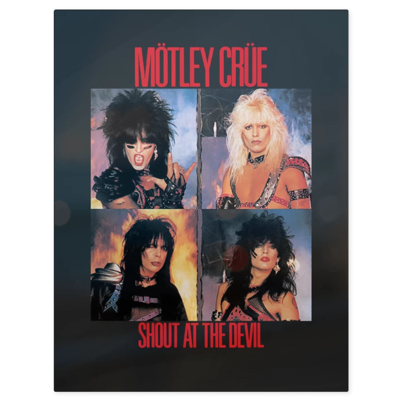 Motley Crue Shout At the Devil – Print Metálico