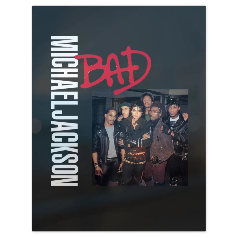 Bad Michael Jackson – Print Metálico