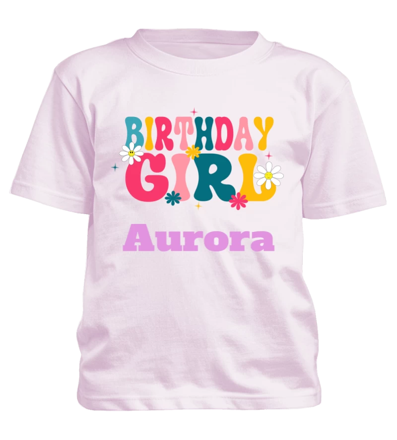 Polera BirthDay Girl Personalizable