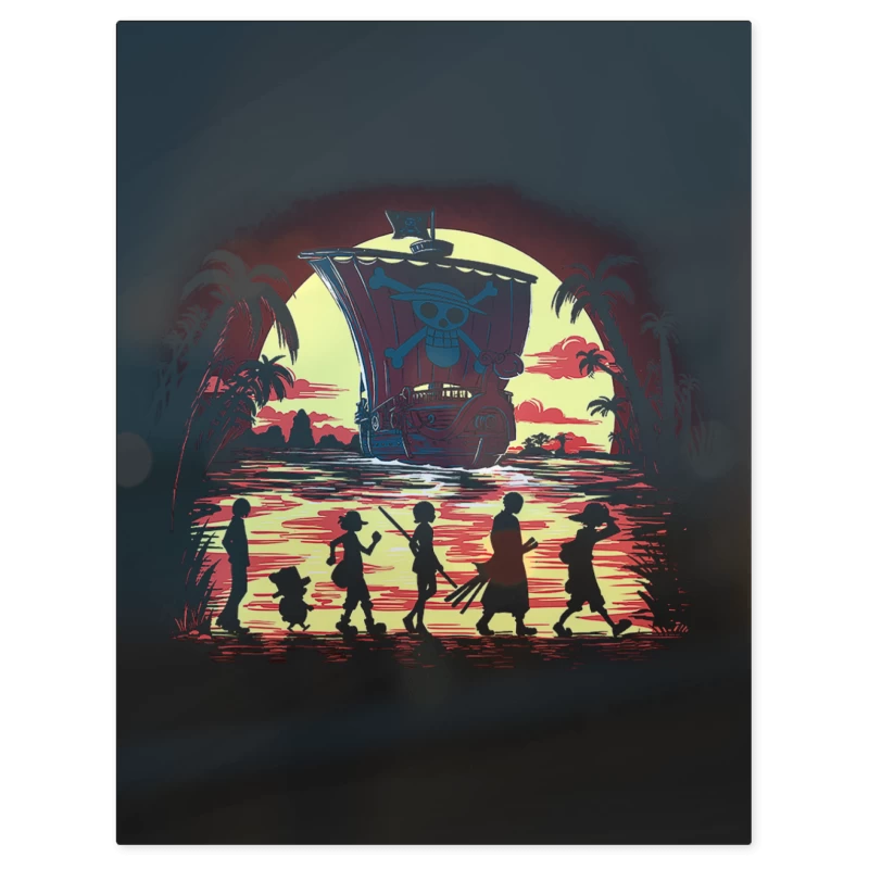 Piratas de la Amistad – Print Metálico