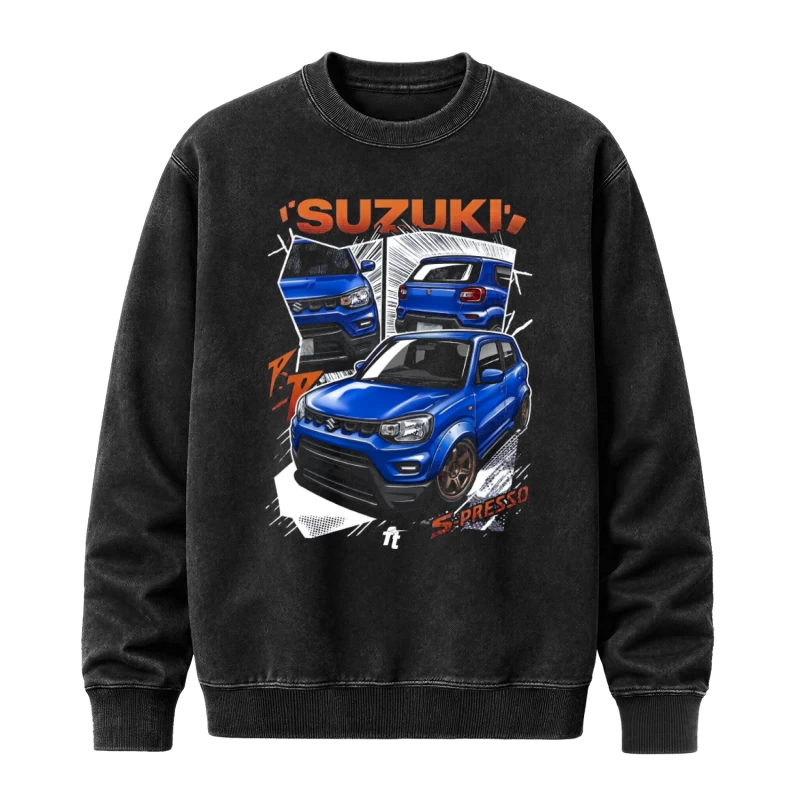 Polerón polo Acid / Suzuki S-presso blue