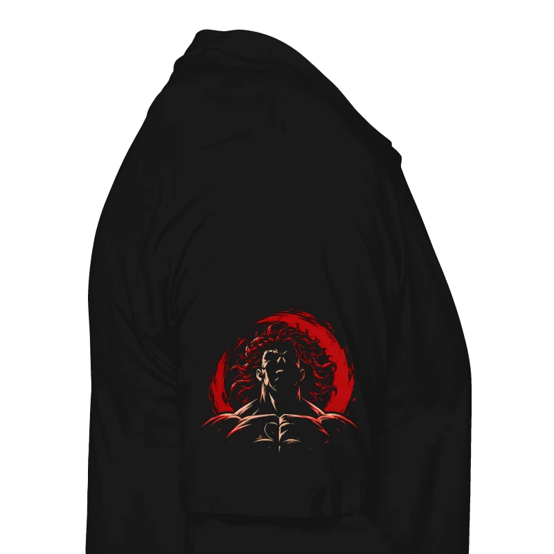 Polera Anime Baki Yujiro Hanma | Frente + Manga