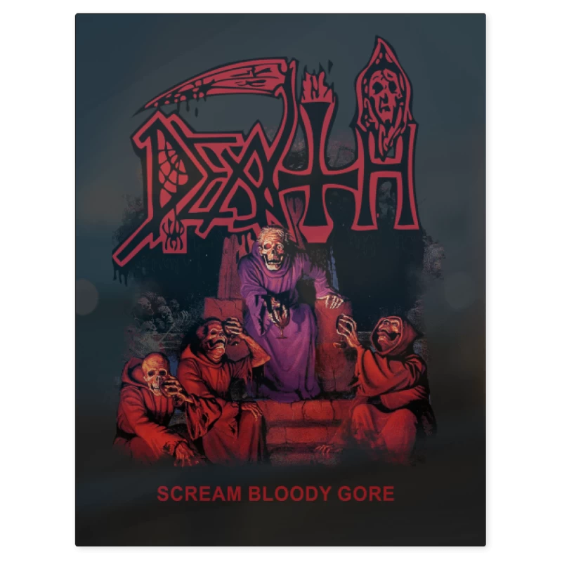 Death Scream Bloody Gore – Print Metálico