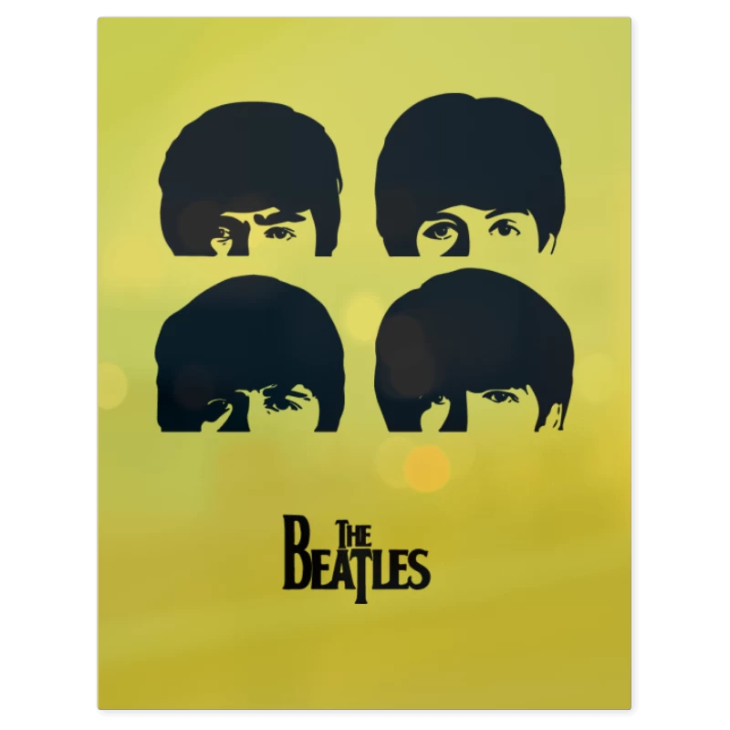 The Beatles - a Hard Days Night – Print Metálico