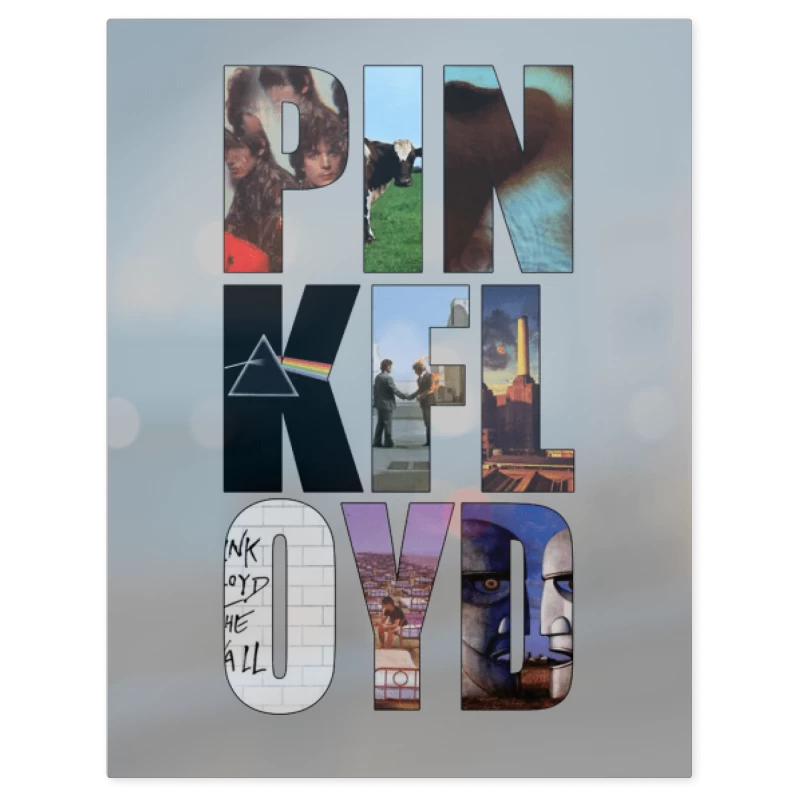 Pink Floyd Discos – Print Metálico