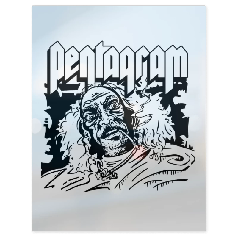 Pentagram Bobby – Print Metálico