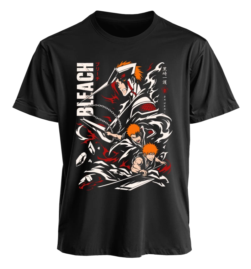 Polera Bleach Ichigo Kurosaki Bankai Evolution