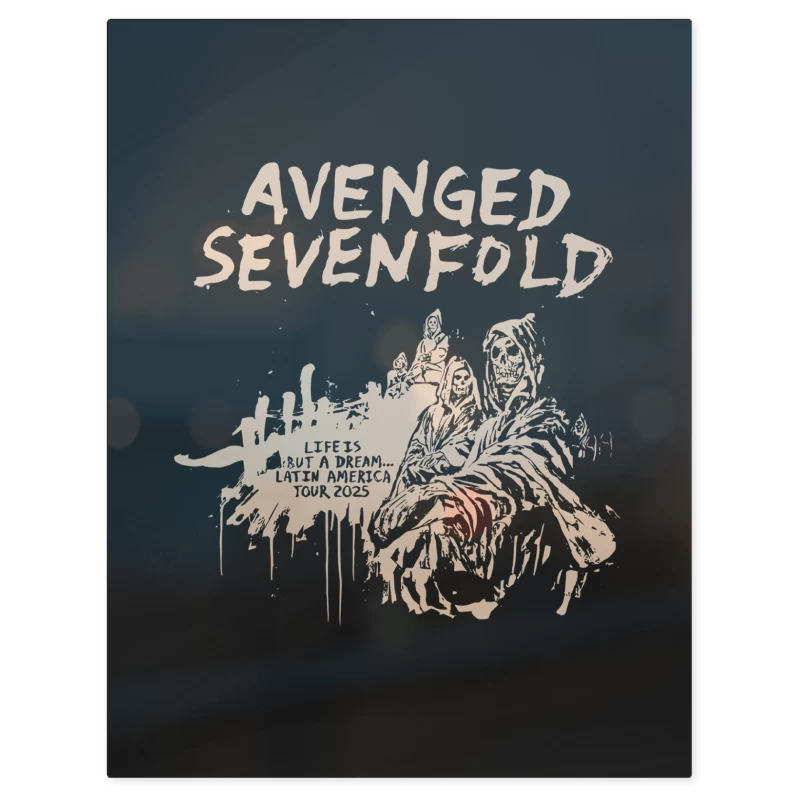 Avenged Sevenfold Life Is But a Dream Chile – Print Metálico