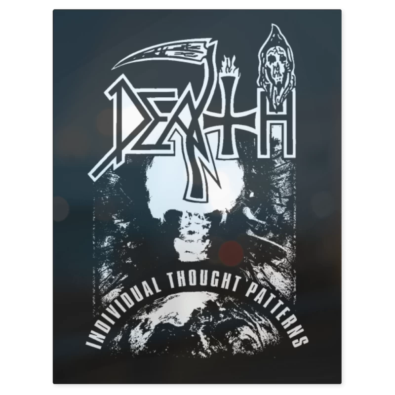 Death Individual Thought Patterns B – Print Metálico