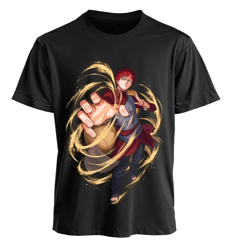Polera Anime Naruto Shippuden Gaara | Pecho + Manga