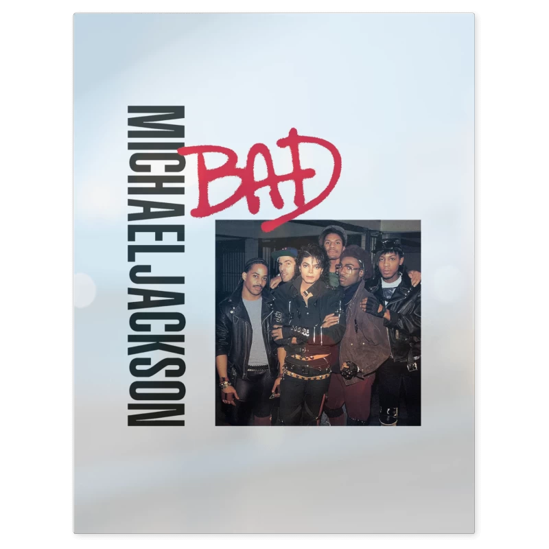 Bad Michael Jackson N – Print Metálico