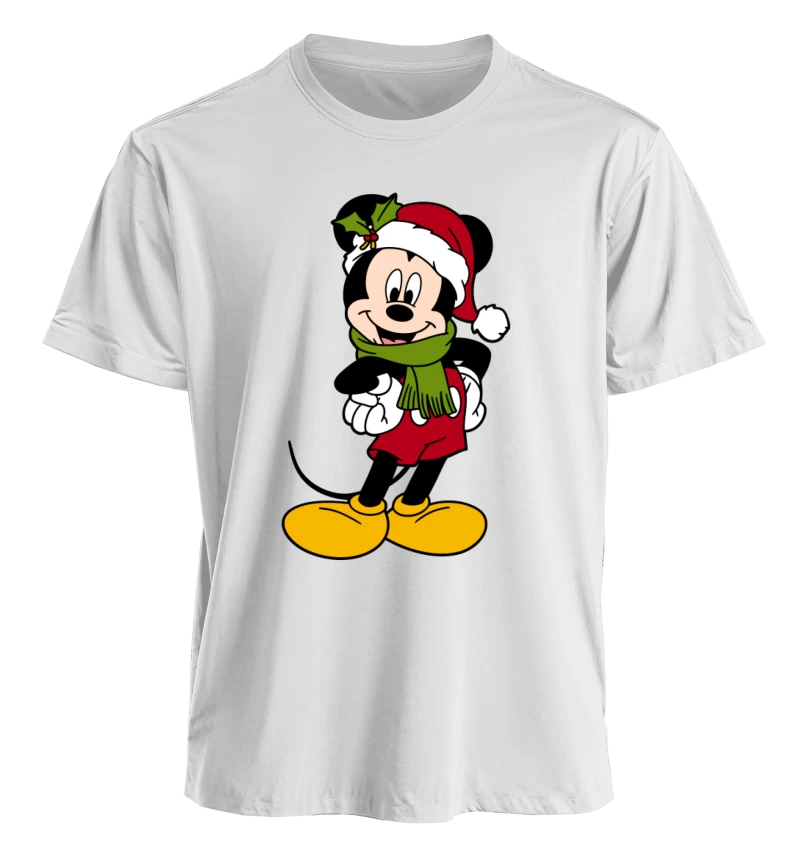 Polera Mickey & Minnie Navidad Familia