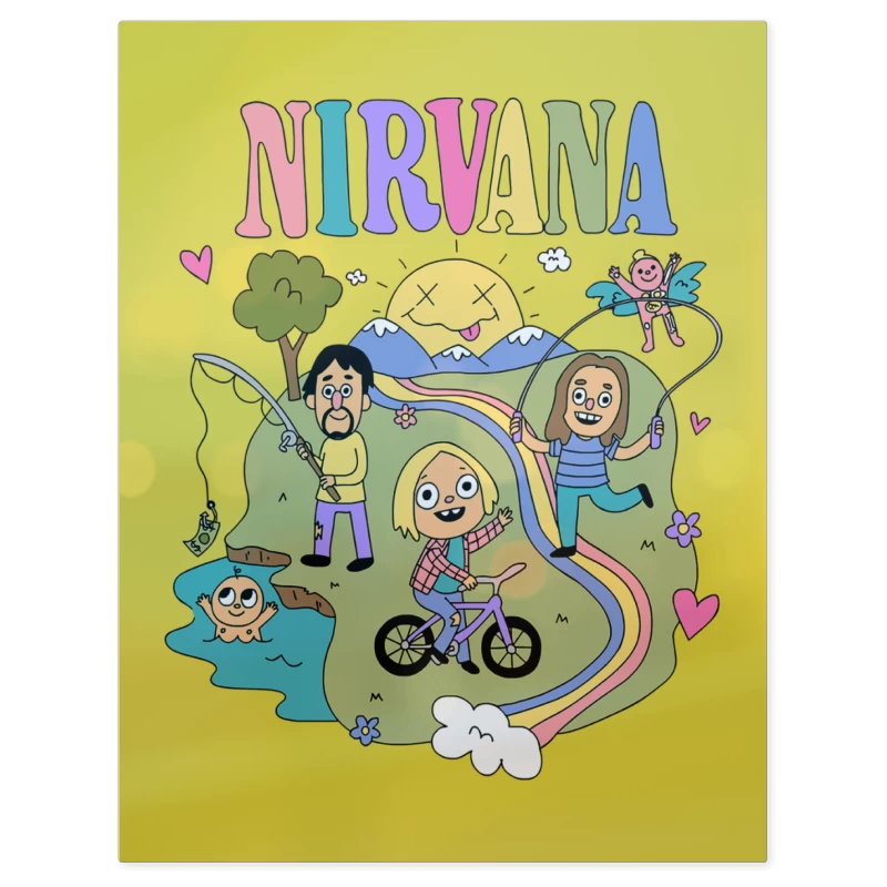 Happy Nirvana – Print Metálico