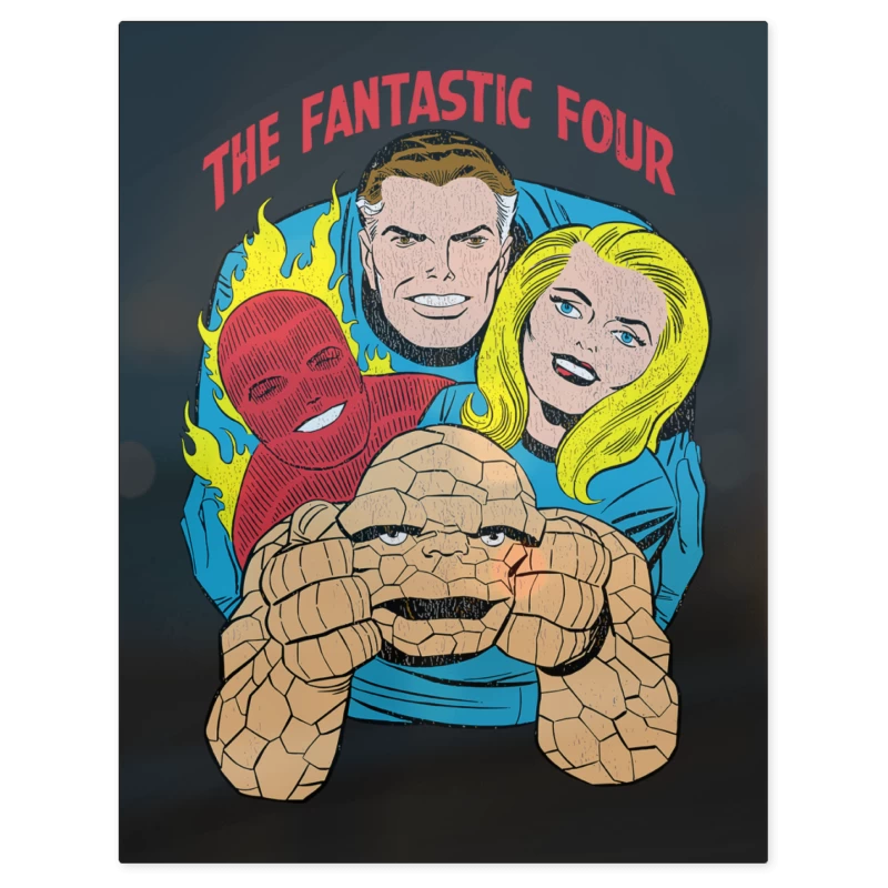 Amigos Fantasticos – Print Metálico