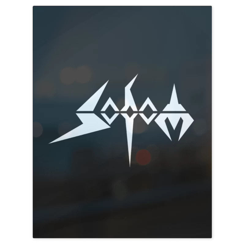 Sodom Logo N – Print Metálico