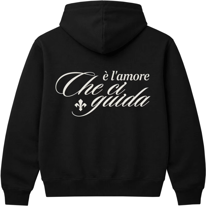 Hoodie L amore Black