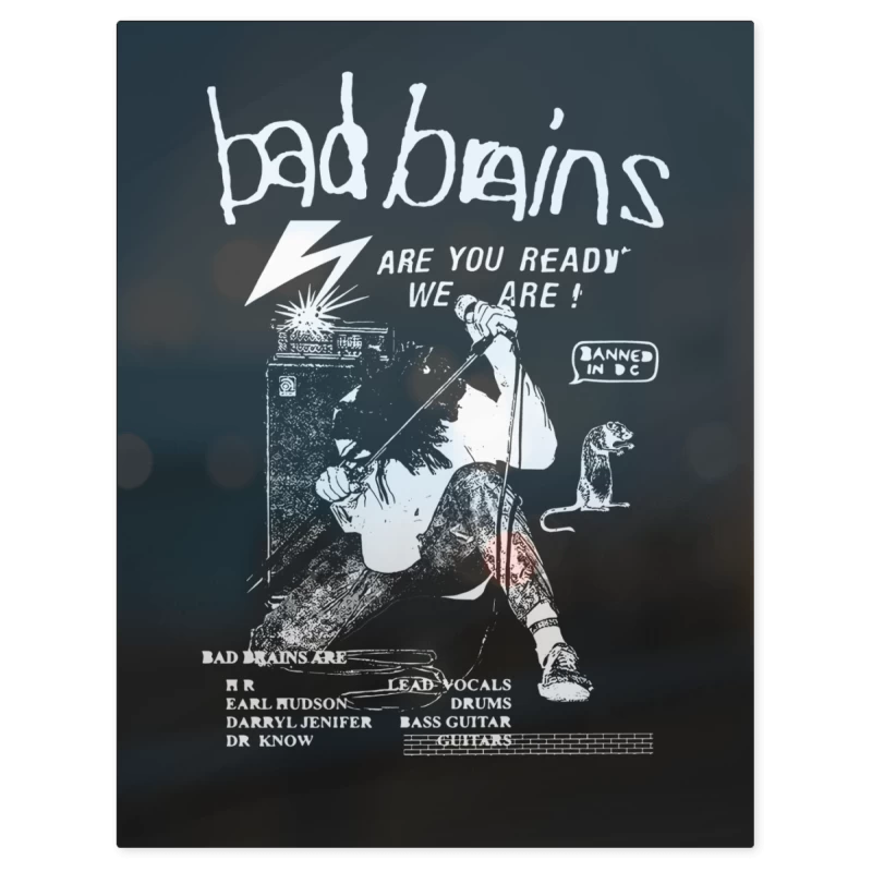 Bad Brains Are You Ready – Print Metálico