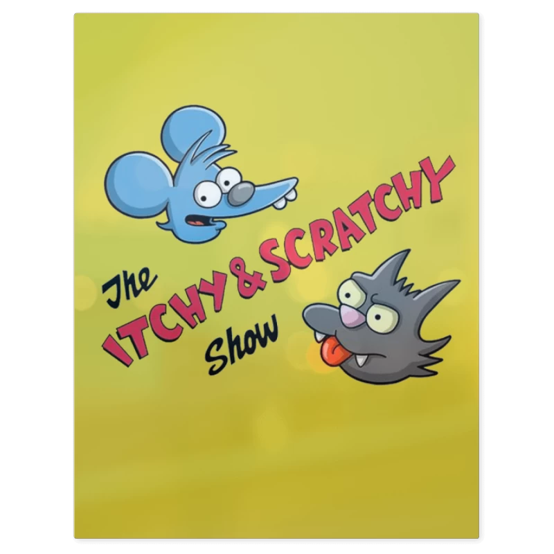 The Itchy and Scratchy Show – Print Metálico