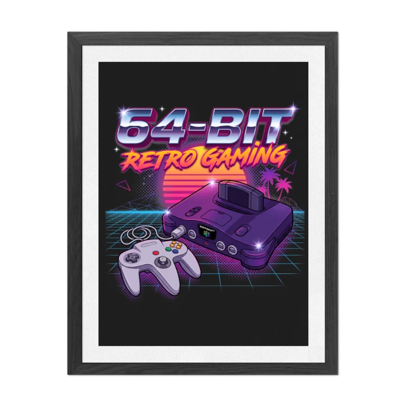 Cuadro Nintendo 64 – 64-Bit Retro Gaming