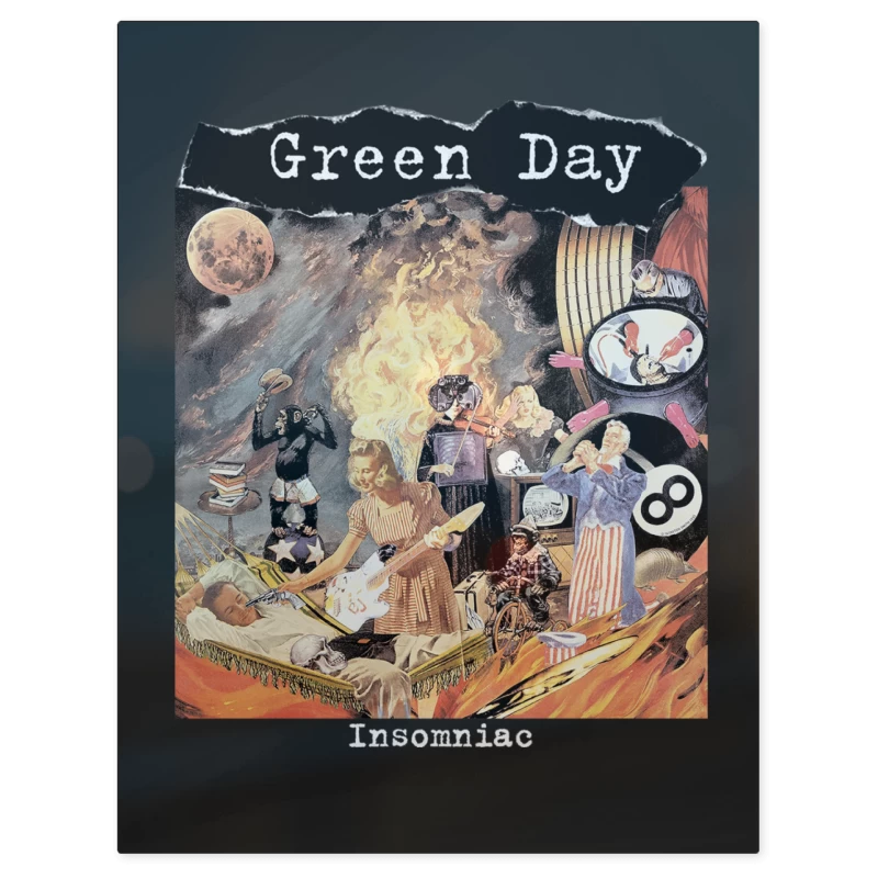 Green Day Insomniac – Print Metálico
