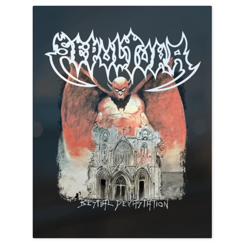 Sepultura Bestial Devastation – Print Metálico
