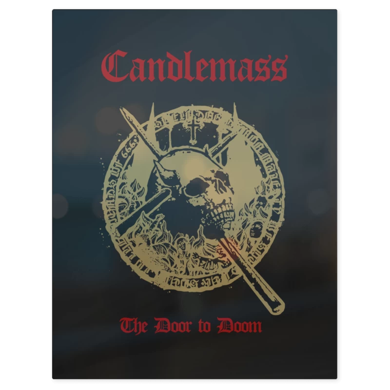 Candlemass the Door to Doom – Print Metálico