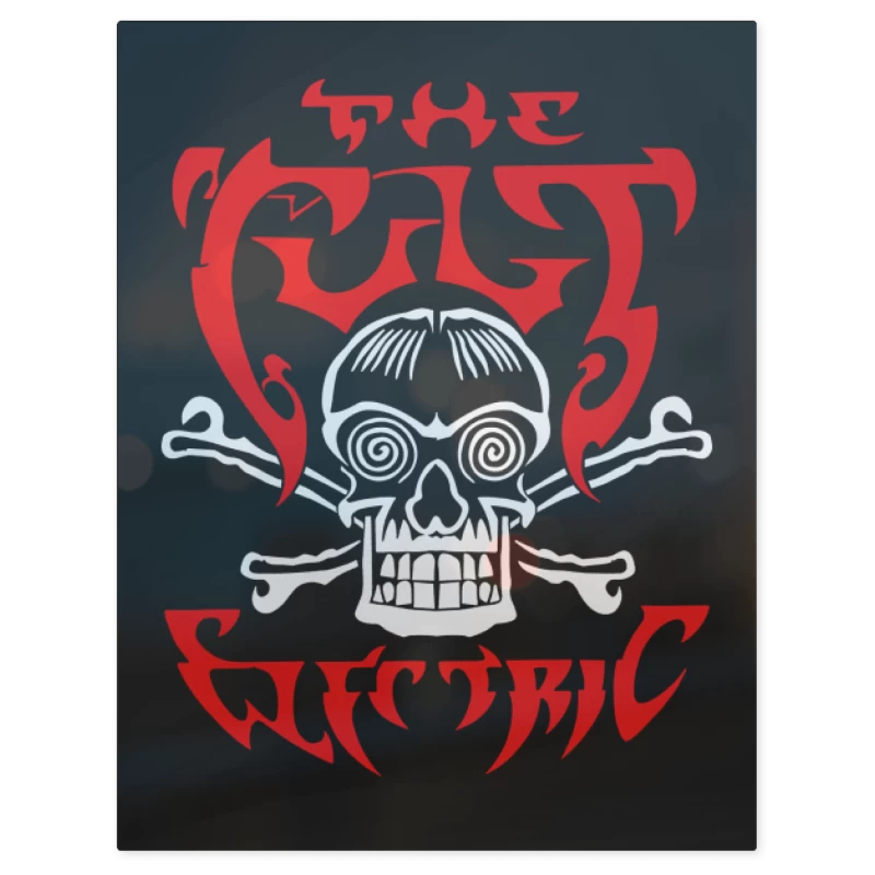 The Cult Elec Tric – Print Metálico
