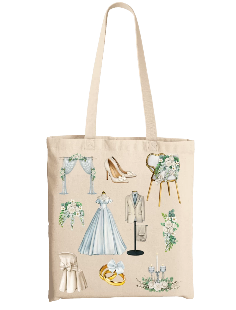 Totebag Boda Versión Los Novios
