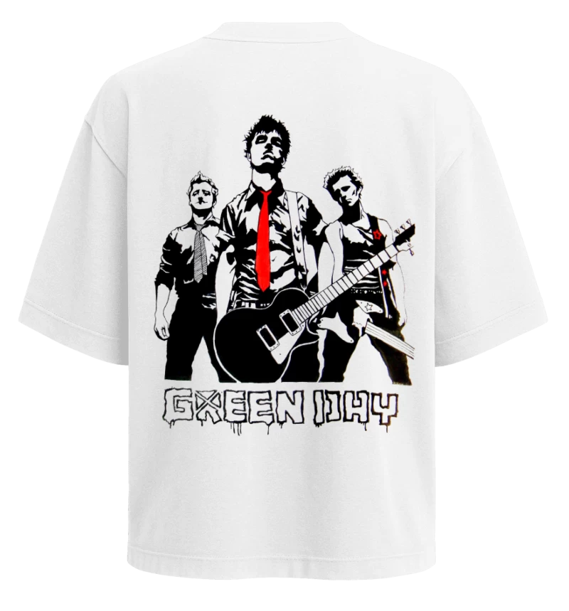 Polera Oversize Green Day
